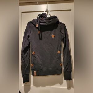 Black Naketano Hooded Sweatshirt Size Small